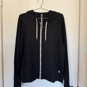 Black Zip-Up Vuori Hoodie